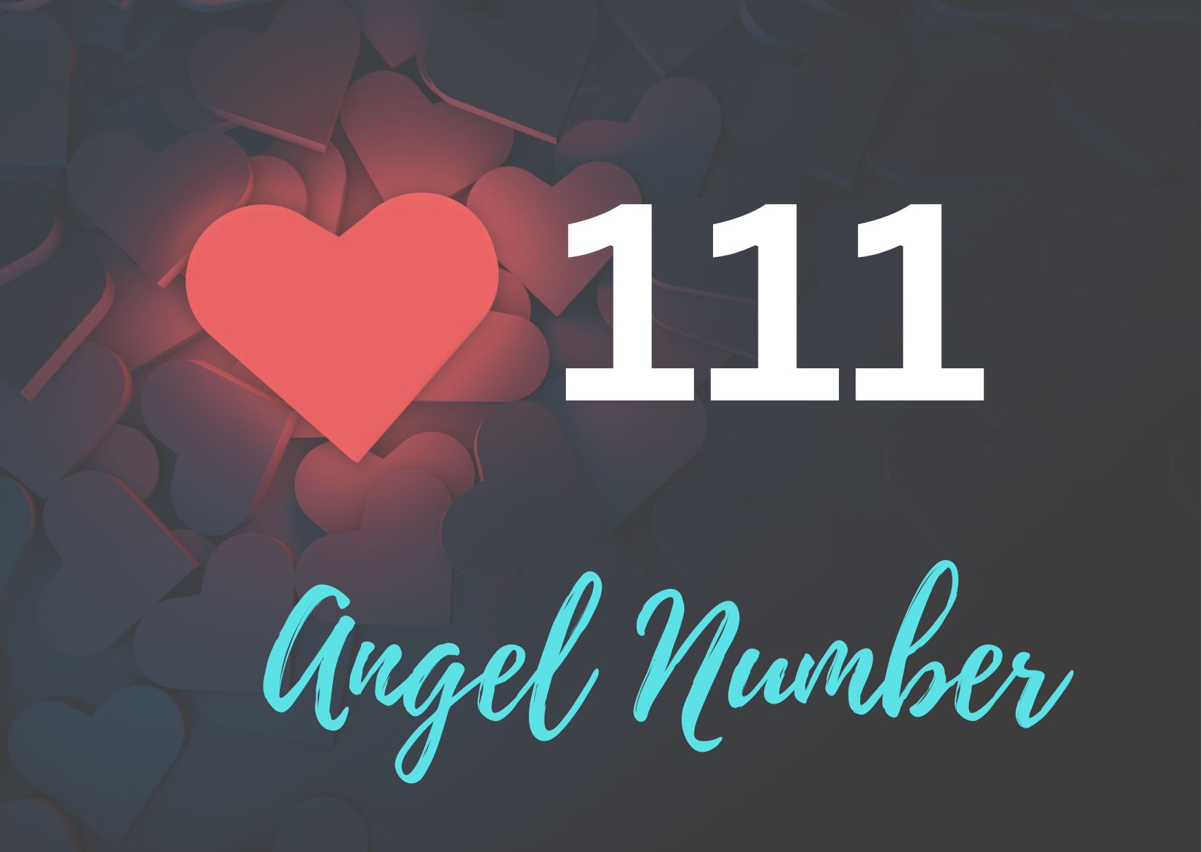 111 angel number when thinking of someone you love